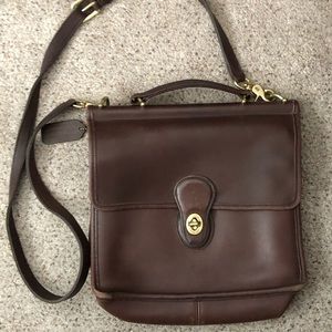 Brown coach bag